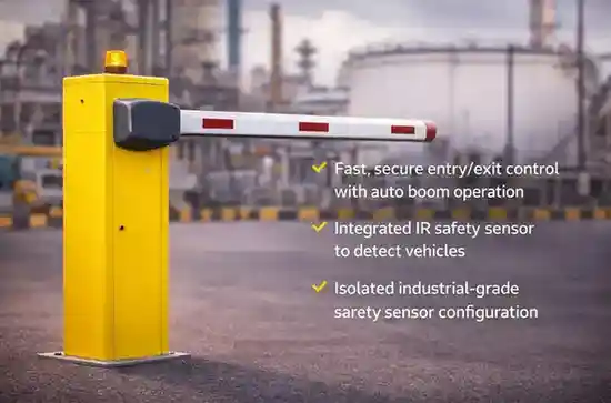 Traffic Signal and Boom Barrier System